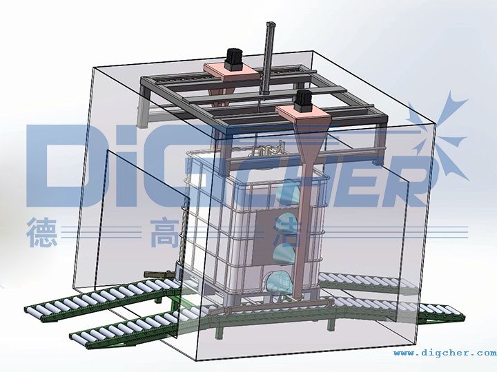 德高潔噸桶自動(dòng)清洗線