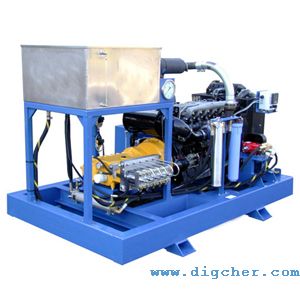 德高潔 DP 1300/52DS 1300bar工業(yè)用燃油超高壓清洗機(jī)