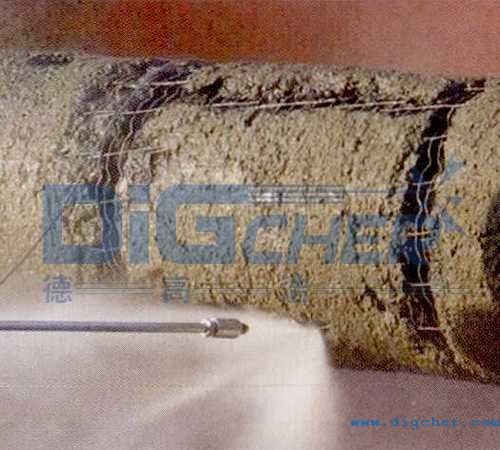 海底管道外表面的混凝土防護(hù)層剝離